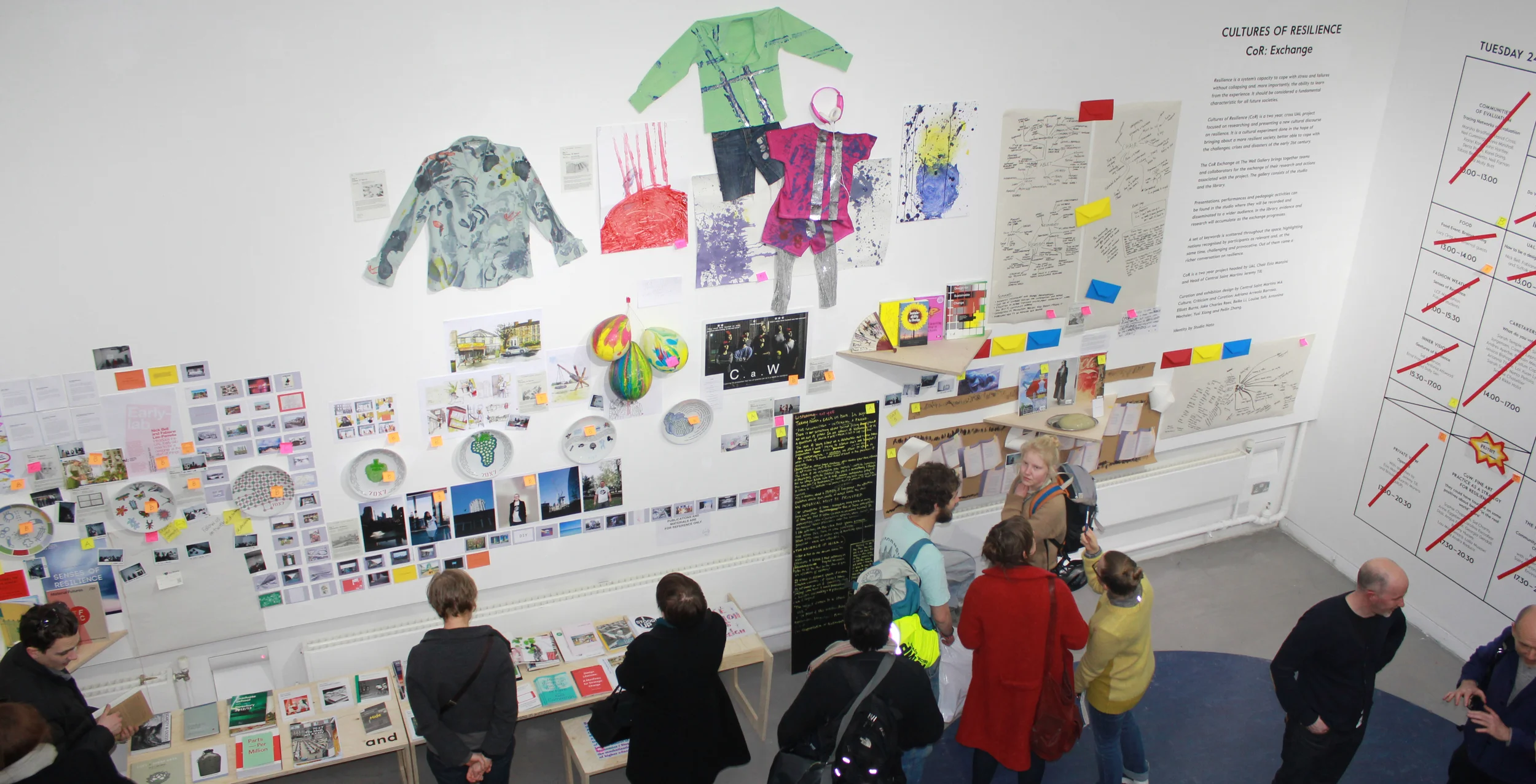 Closing event of the CoR Exchange, and two outfits that made it to the wall...