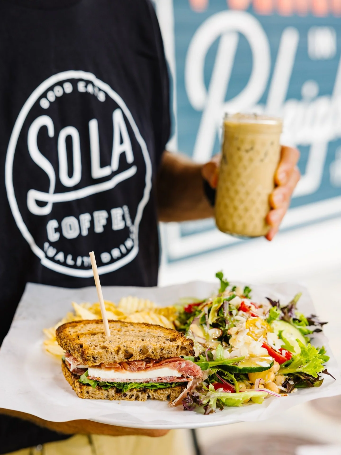 half sammie &amp; half salad gets you the best of both worlds 😋 see ya for lunch this week!