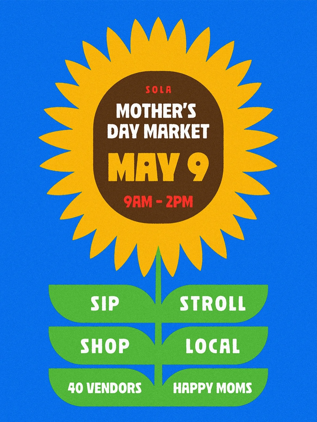 BIG NEWS!!! The Sola Mother&rsquo;s Day Market is back ✨ Vendor applications are officially open for the next 2 weeks so head to the link in our bio to apply! 
🌻 APPLICATIONS CLOSE ON MARCH 9TH 🌻

Each market is a blast so let&rsquo;s run it back f