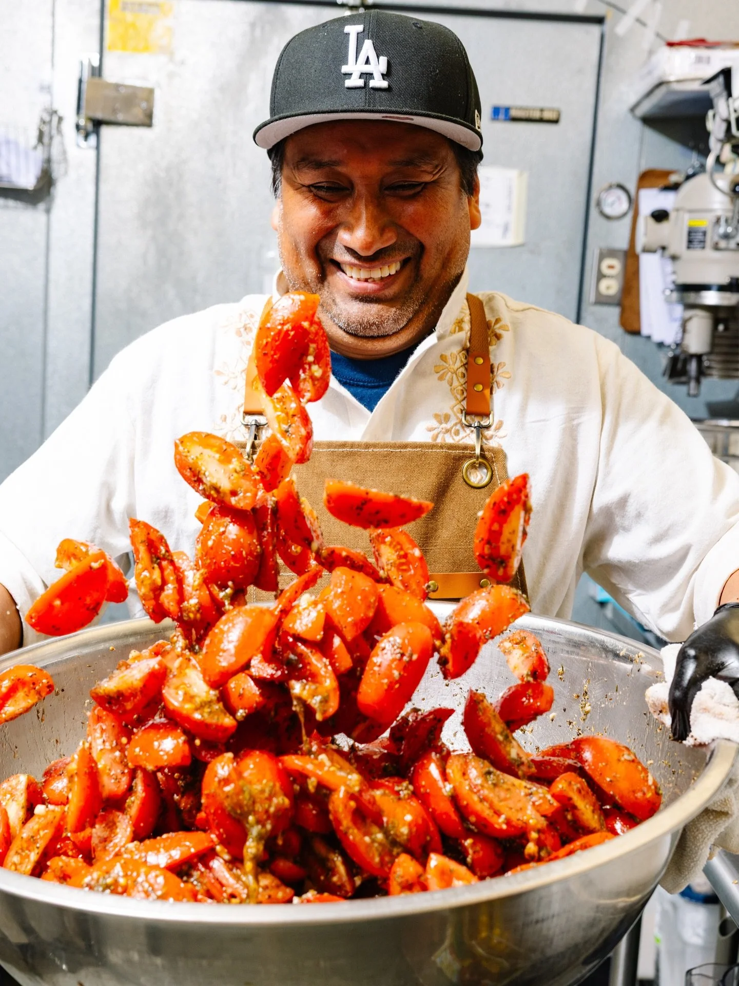 It&rsquo;s not quite full on tomato season yet but zhuzh &lsquo;em up, roast &lsquo;em &amp; you&rsquo;ve got a winner!!!! Garlic roasted tomato&rsquo;s made with love from Eddie &amp; the crew found on a handful on menu items 😋