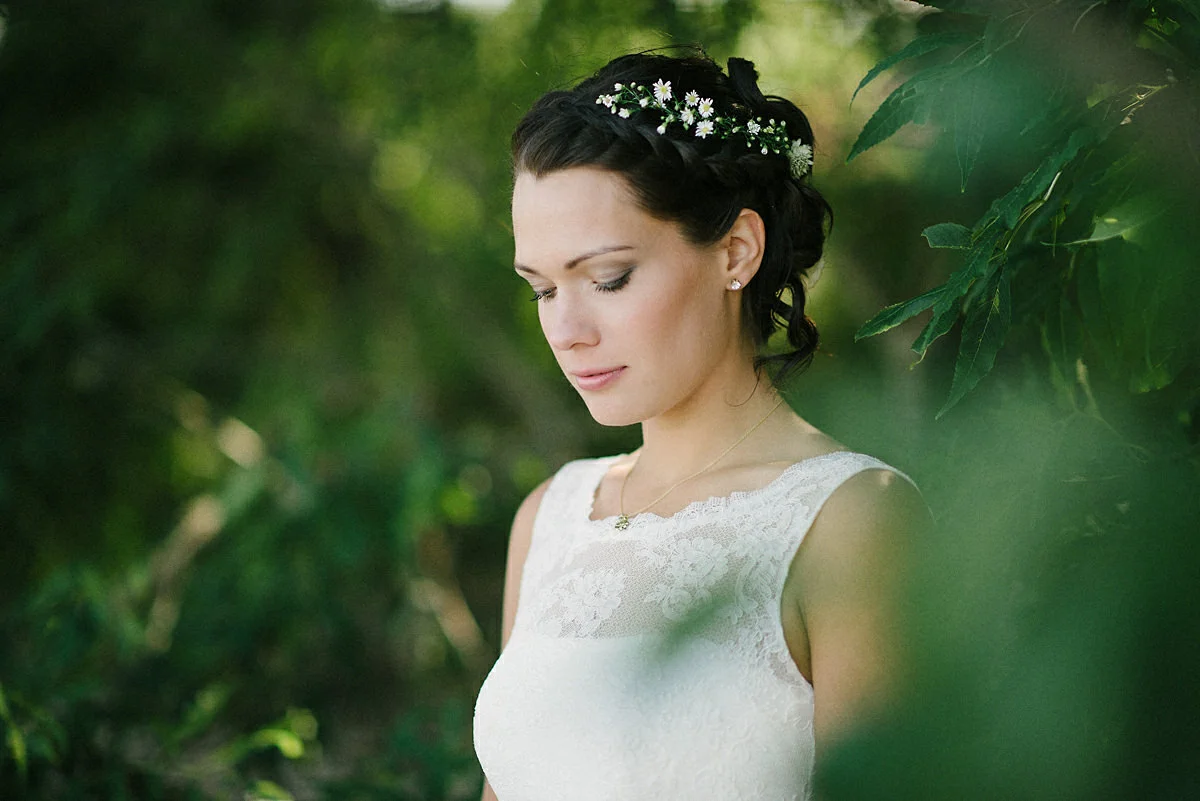 Fine art wedding portrait