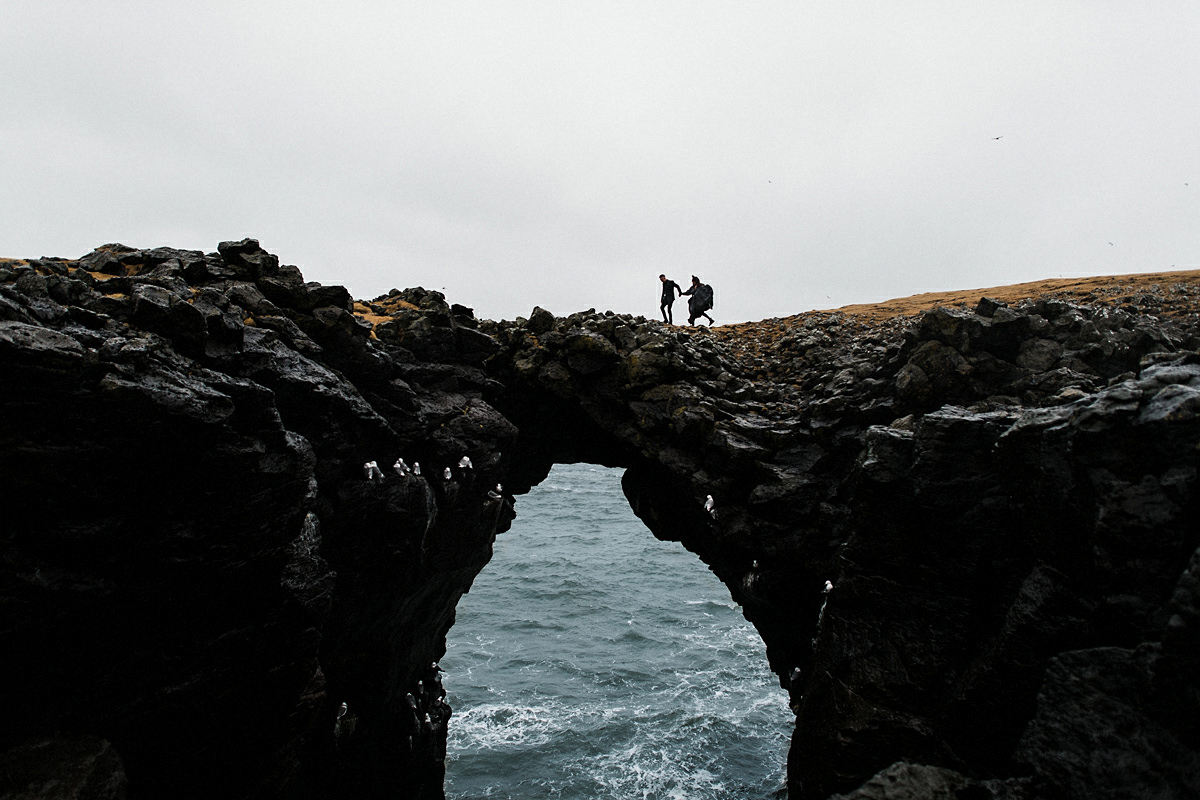 Arnsatapi elopement portraits
