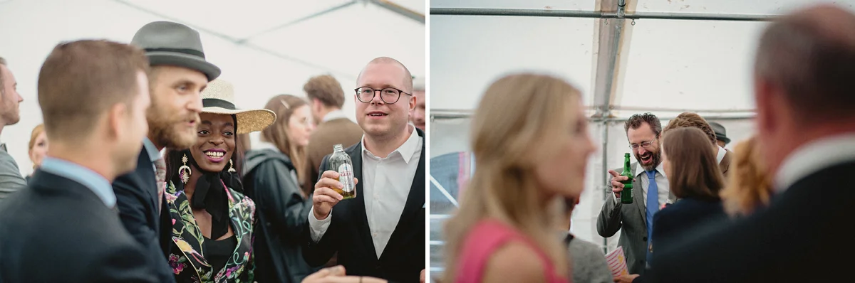 Guests at the wedding