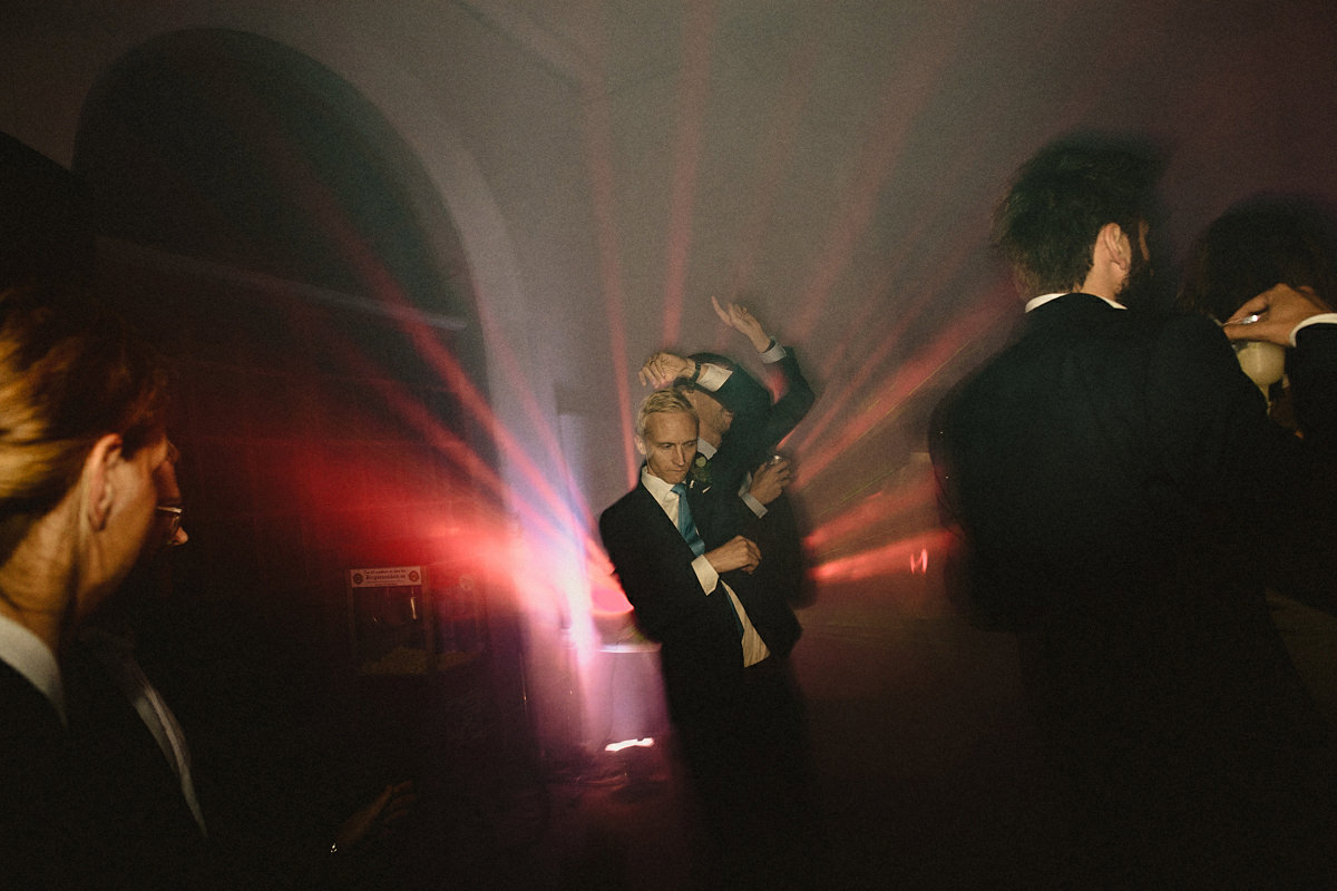 Groom on the dance floor