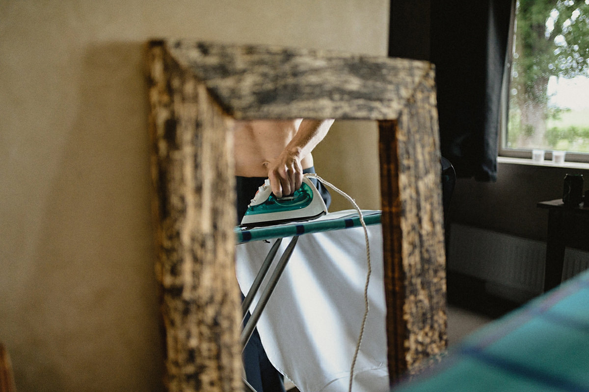 Groom getting ready details