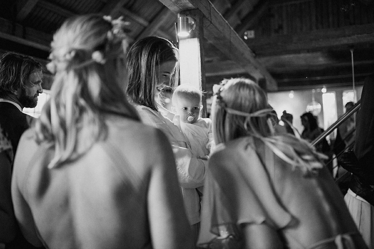 Baby at the wedding