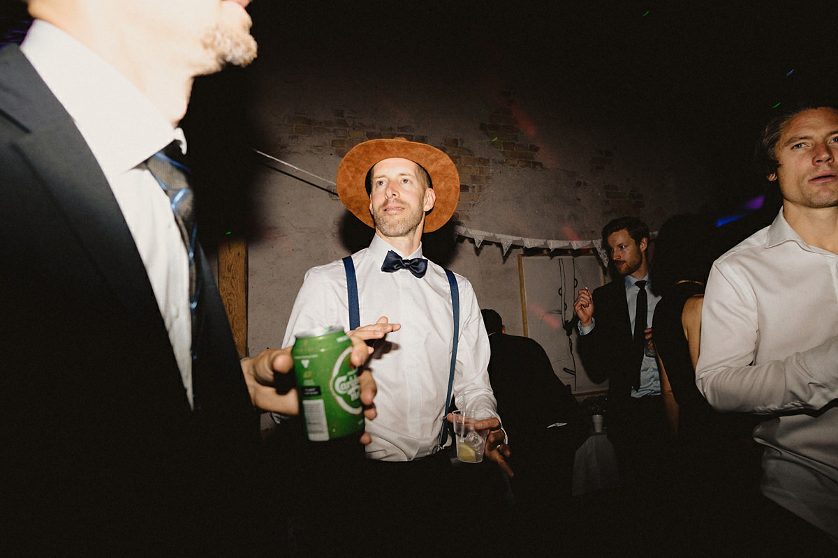 Groom dancing
