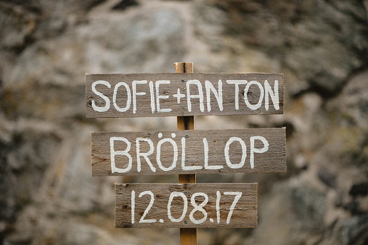 Wedding sign