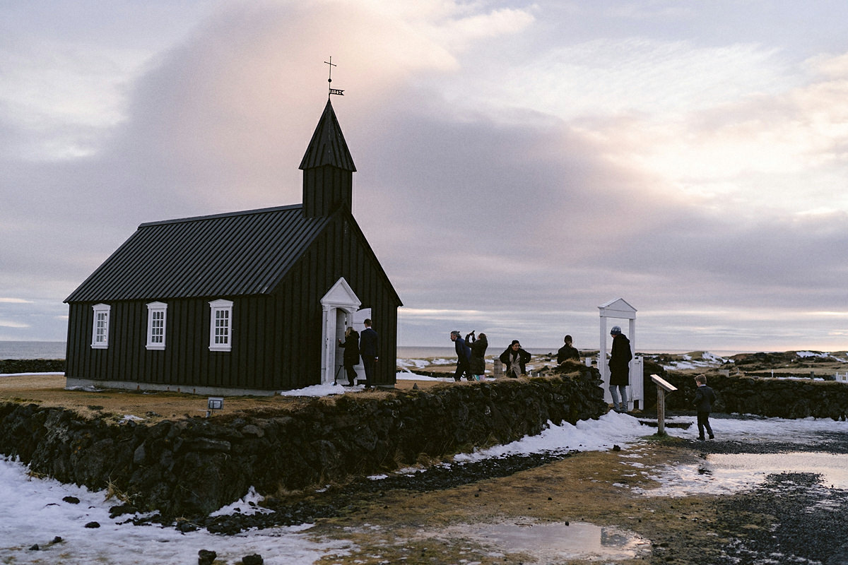 Black church Budir wedding