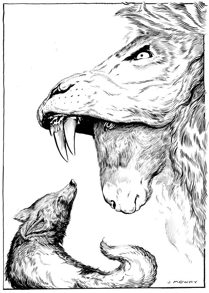 THE FOX, THE DONKEY AND THE LION SKIN