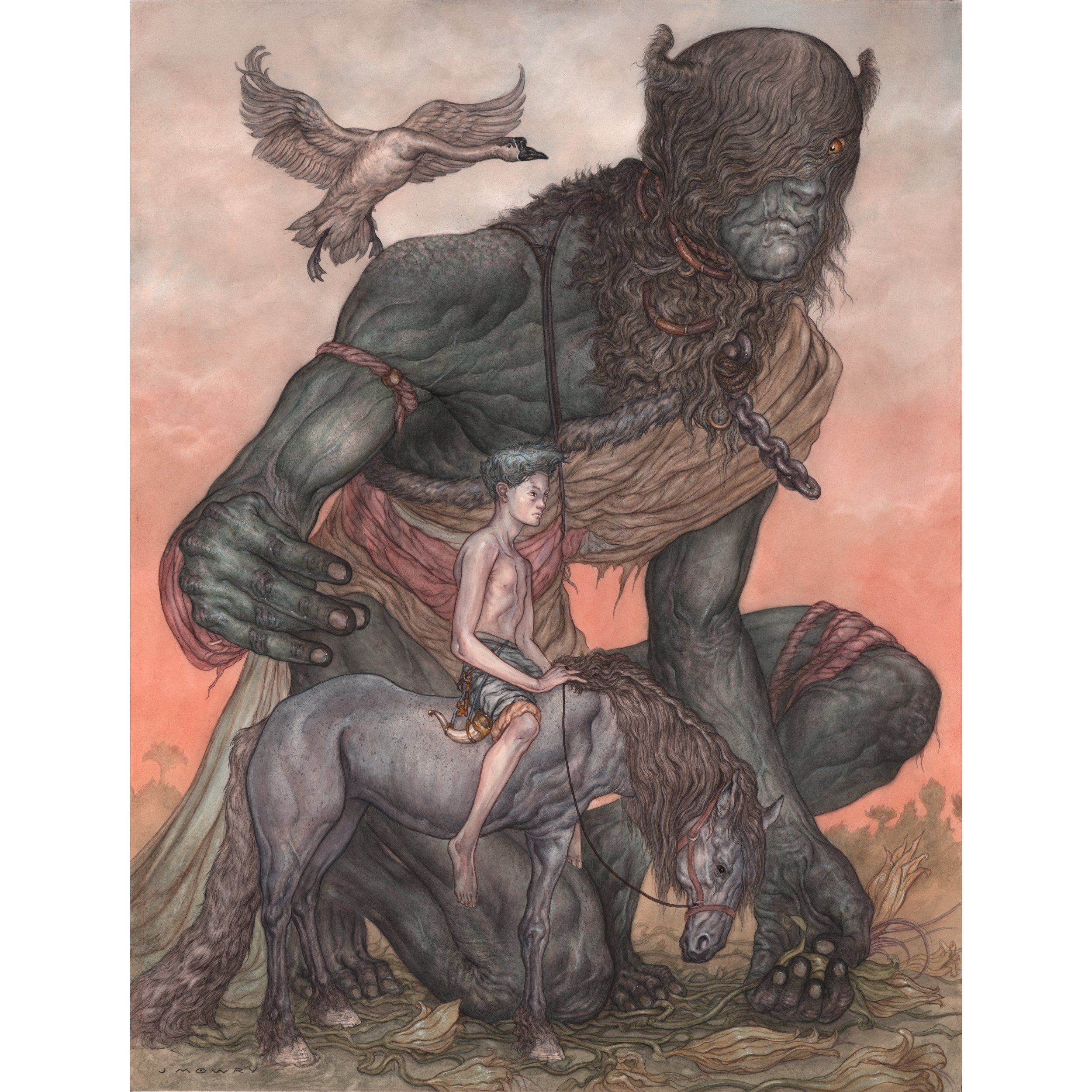 The Wild Man and The Boy with The Three Legged Horse