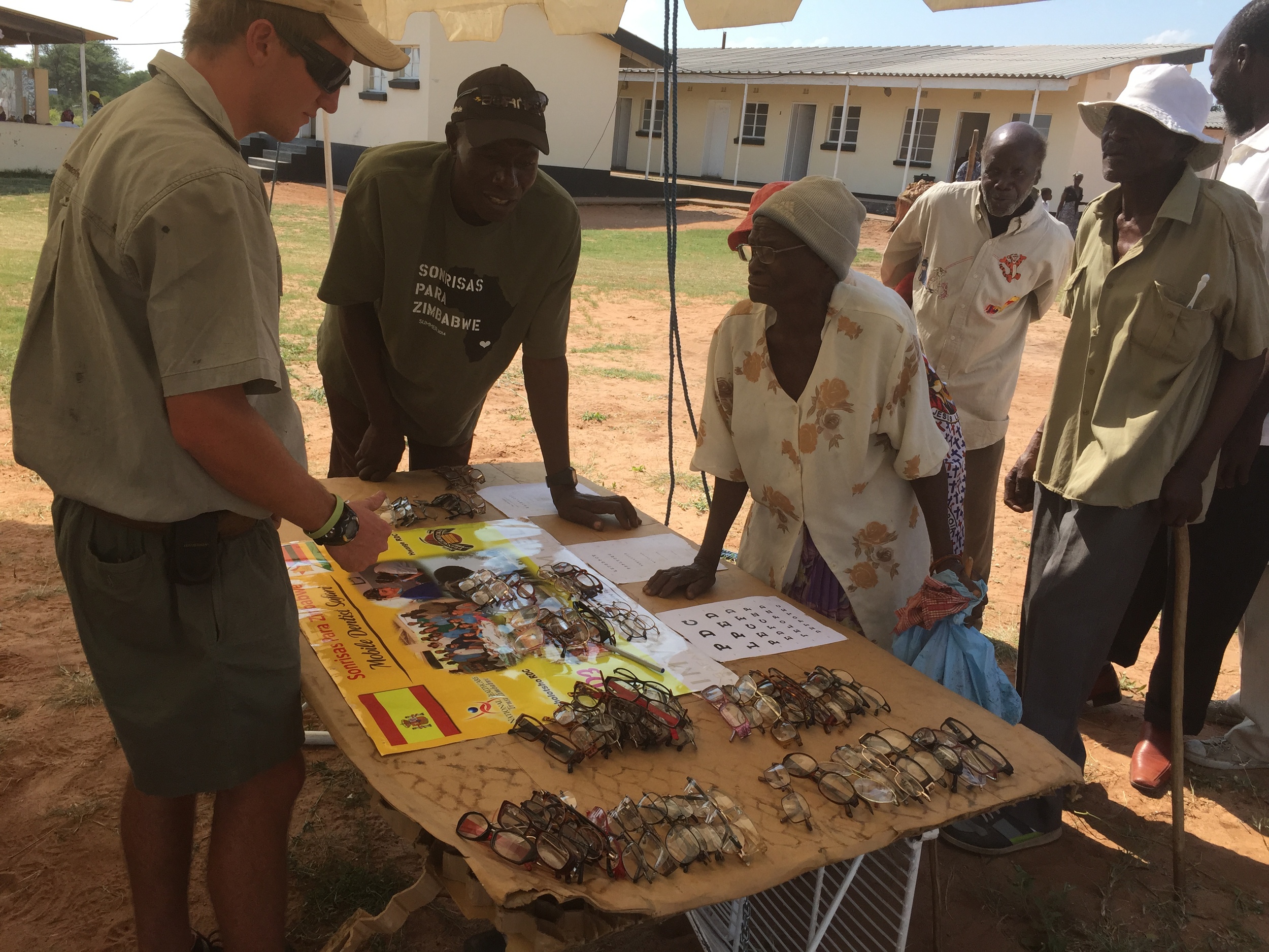  Thanks to our friends at New Eyes, 800 pairs of reading glasses were distributed to those in need. 