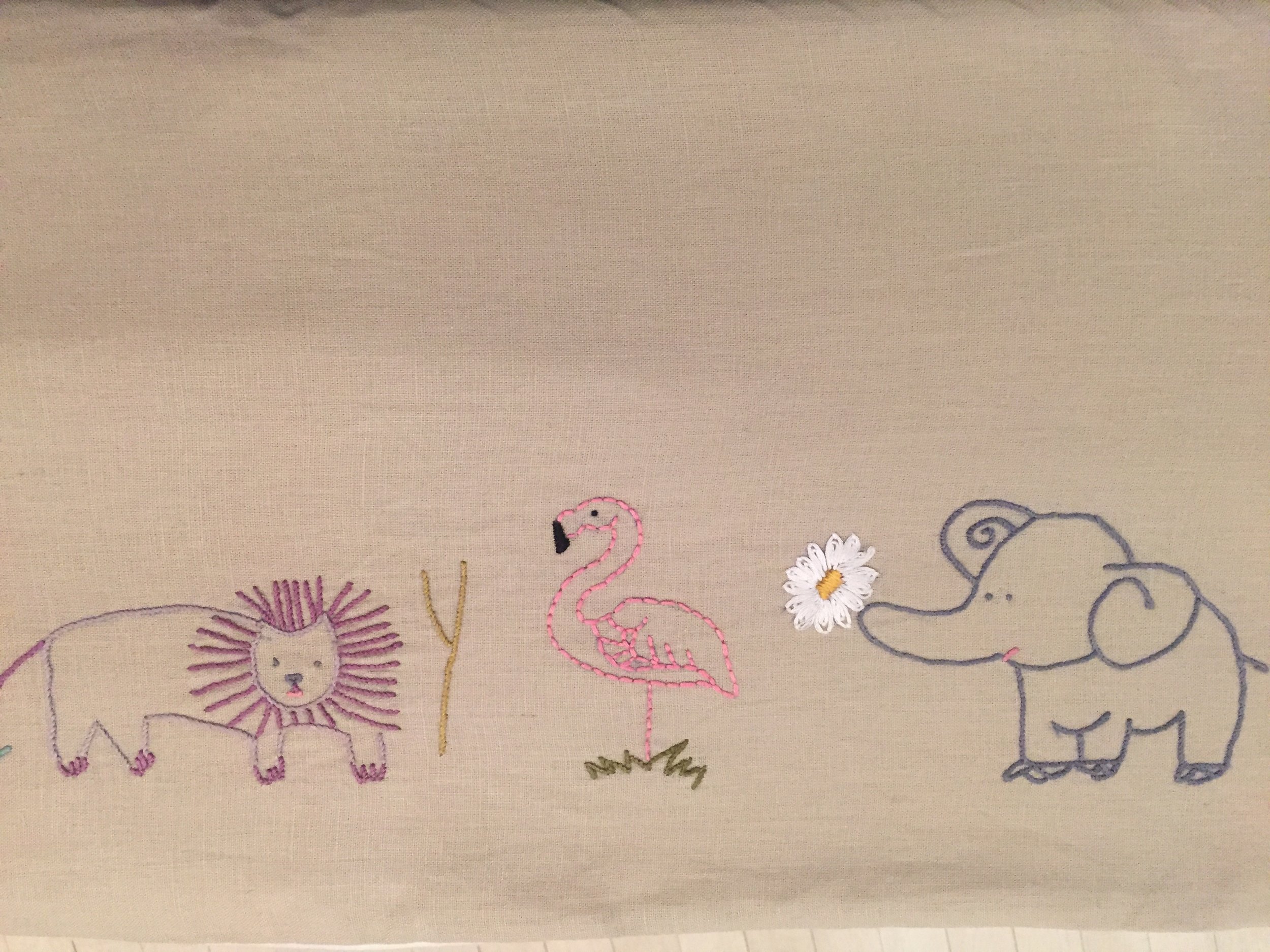 embroidered blanket baby