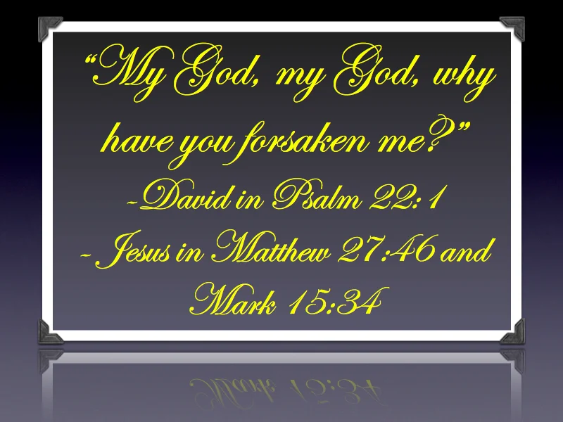 Psalm 22:1