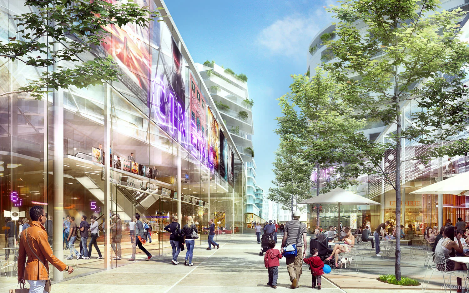 Cœur de quartier, Nanterre, François Leclercq - Projet lauréat