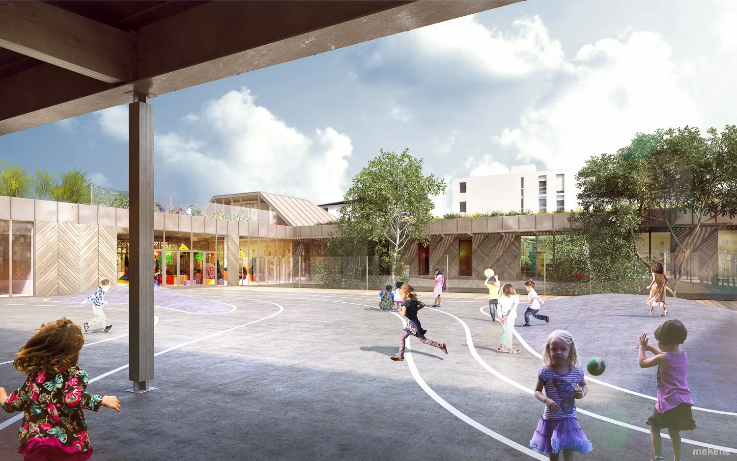 Groupe scolaire, Grenoble, Jean Bocabeille