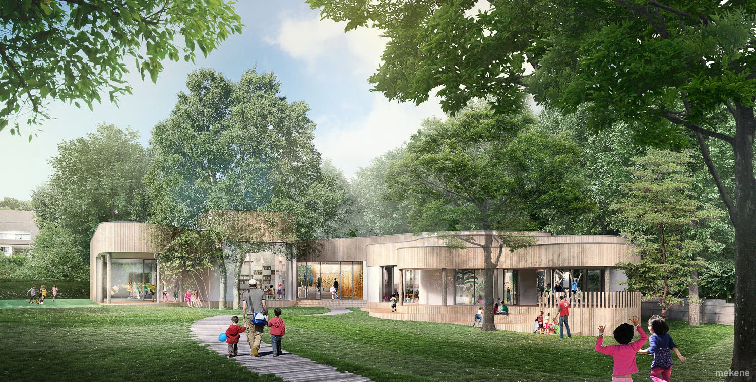 Centre de loisirs, Taverny, J-P Cornet - Projet lauréat