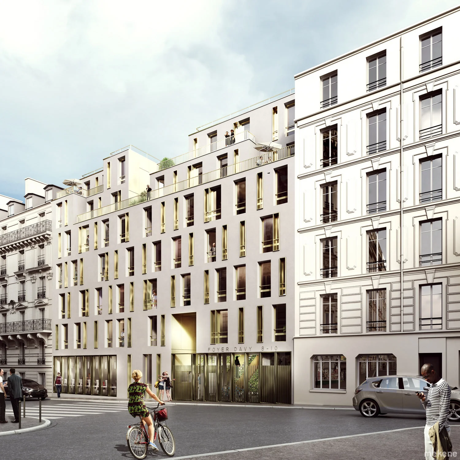 Foyer de Jeunes Travailleurs, Paris, Croixmariebourdon Architectures