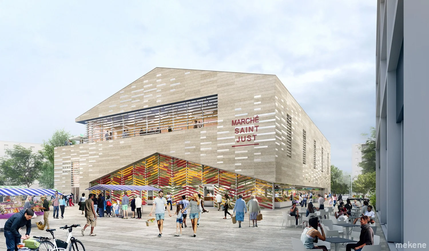 Halle de marché et Salle polyvalente, Garge-lès-Gonesse, CROIXMARIEBOURDON
