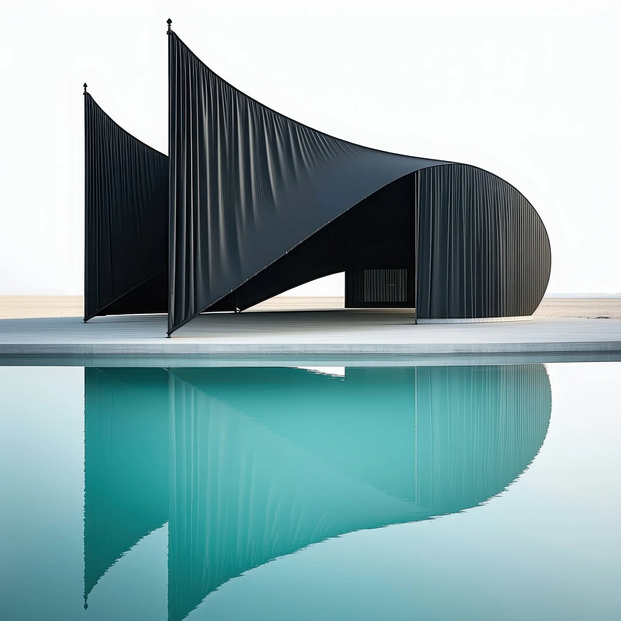 Black/Cyan
.
.
 #sd35  #architecturelovers #architectureinspiration #architecturaldesign #aiarchitecture #architecture #archiboutades #stablediffusion #sdarchitecture