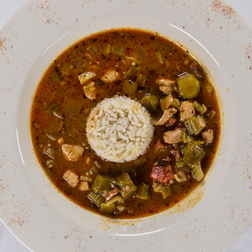 Grilled Chicken and Sausage Gumbo