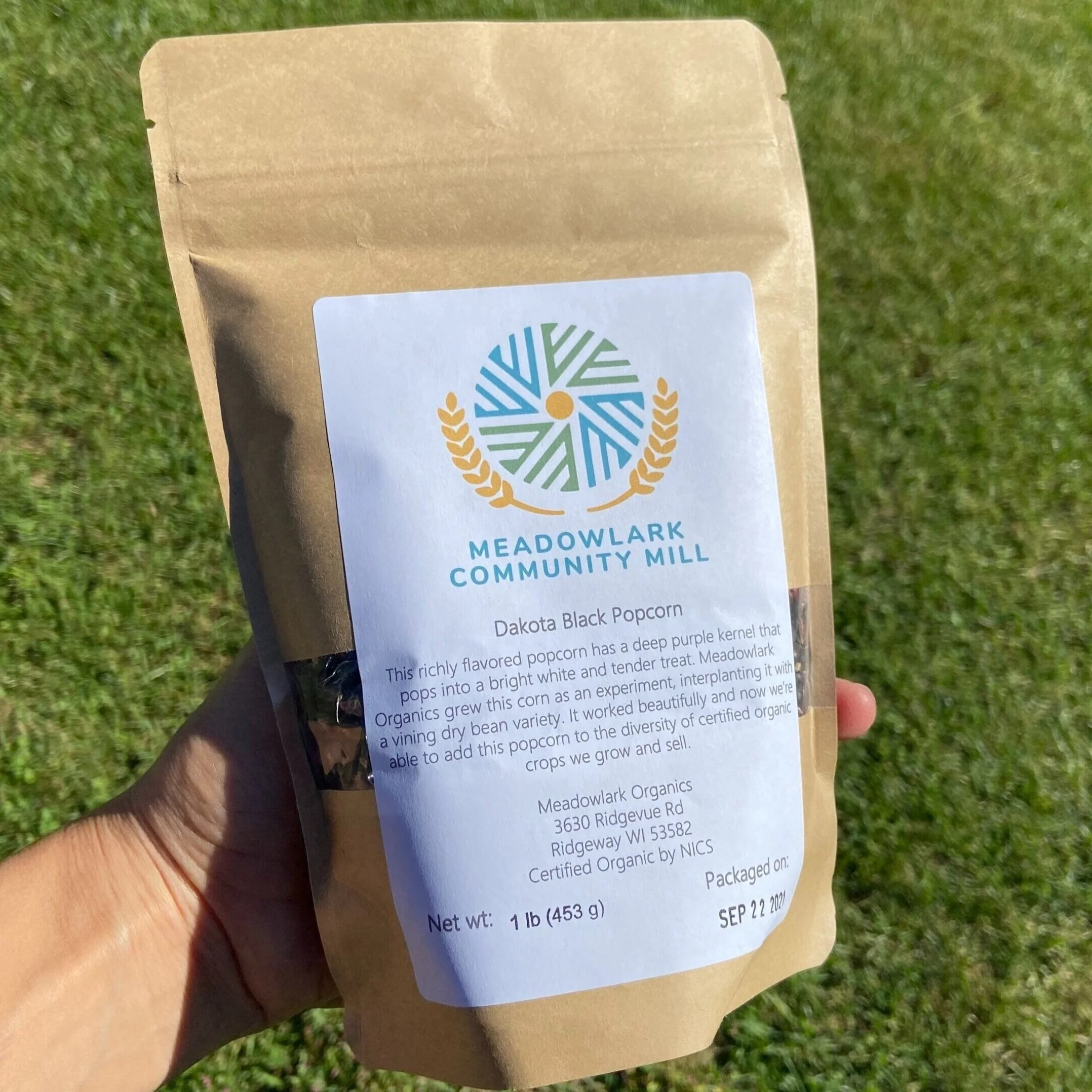 White Corn Grits Meadowlark Community Mill 2 lb — Enos Farms