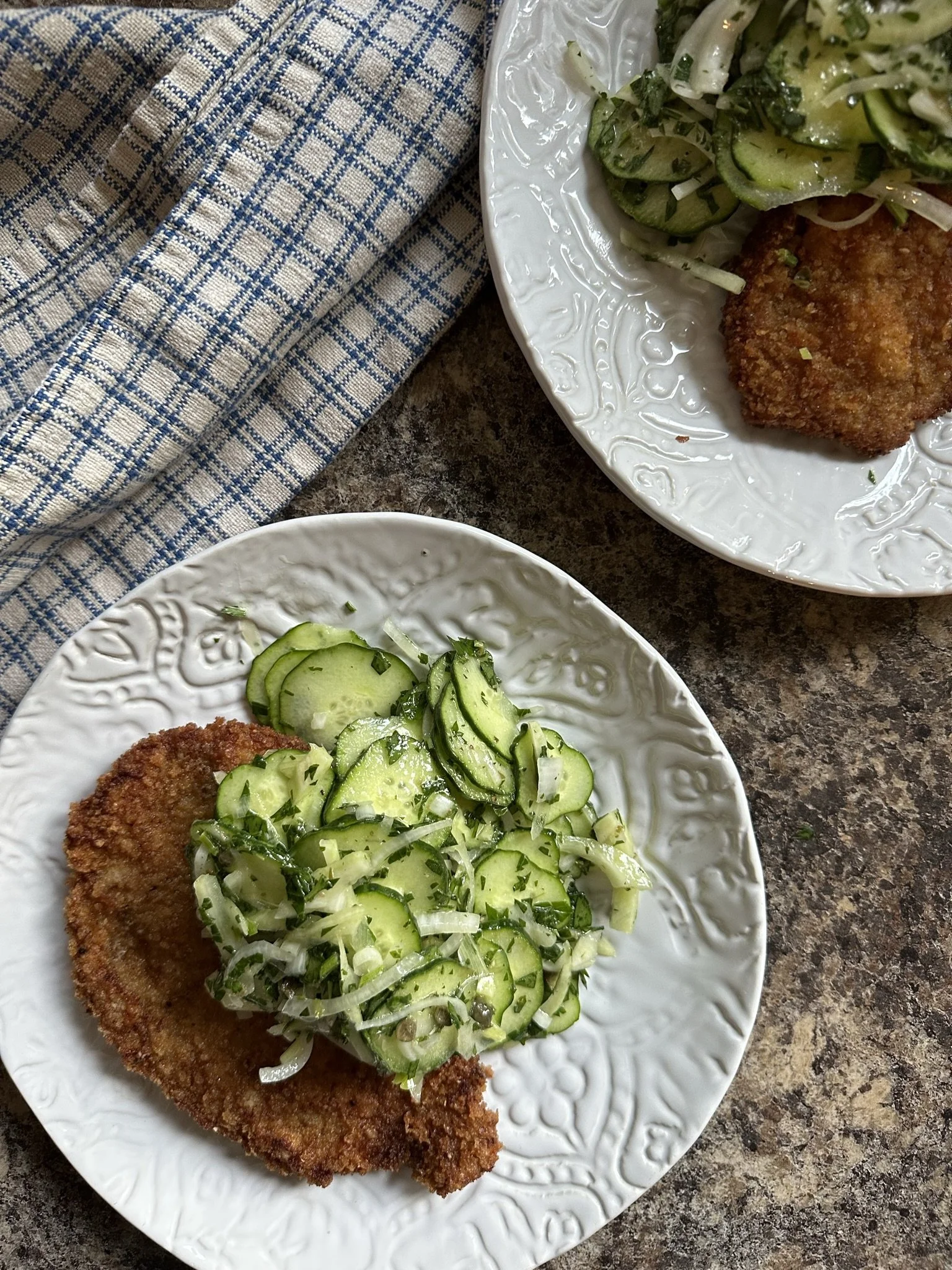 Pork Cutlets with Fennel &amp; Parsley Salad