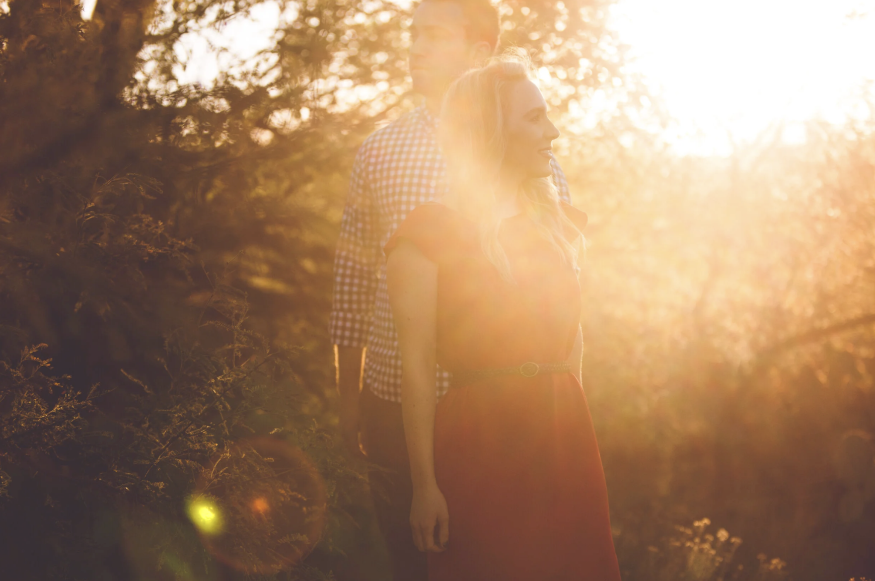 Romantic sunset engagement session photography in San Diego by LKM