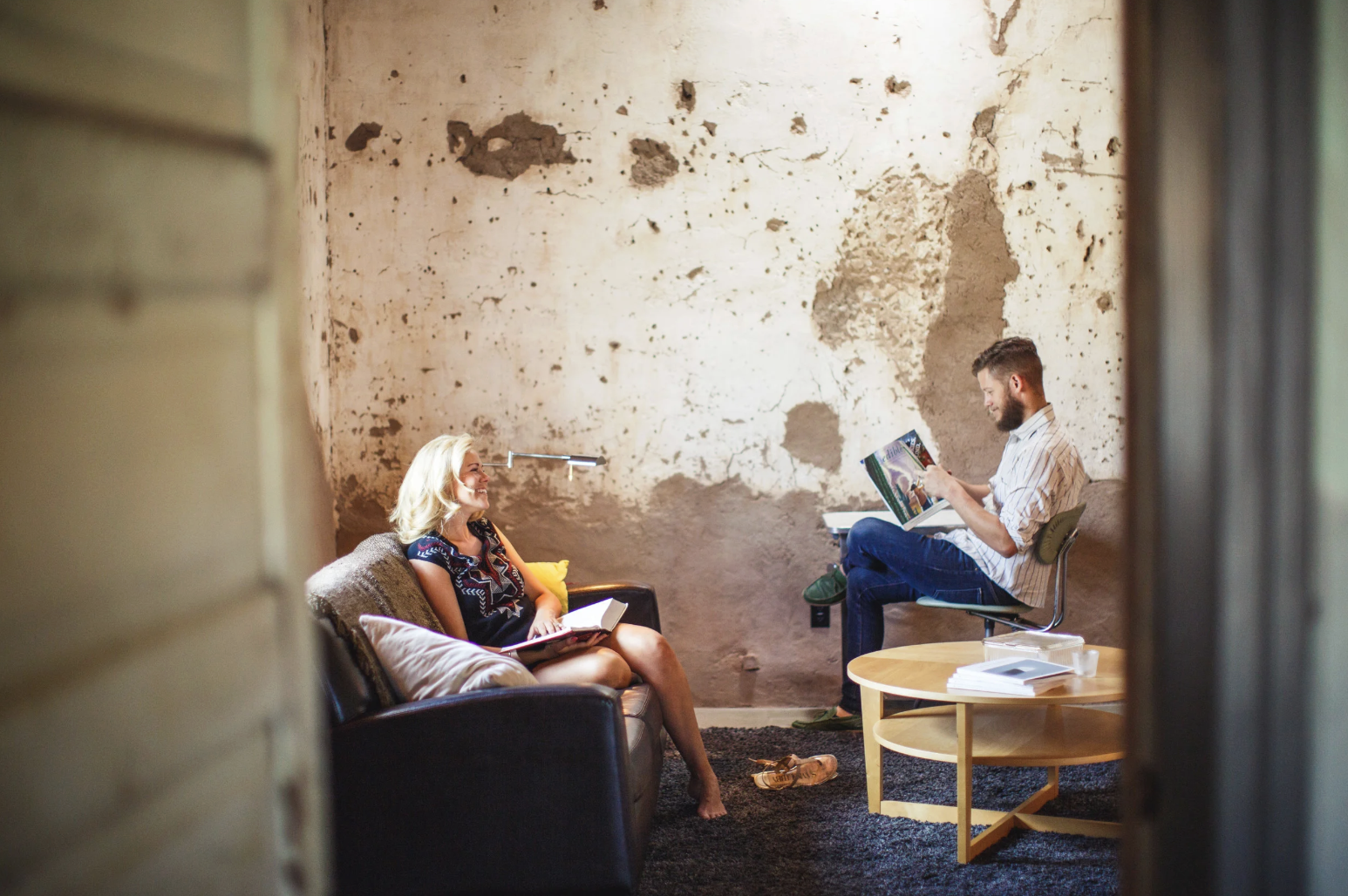 Small business mentoring and creative consulting session with Lawson and Laura Moore