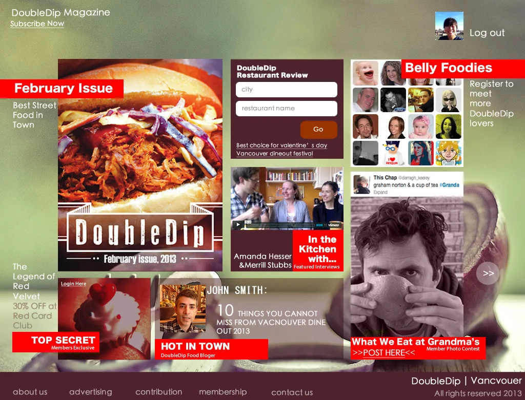 Online Engagement Concept (Blog and fan page)