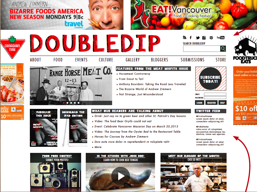 Website Concept Mockup