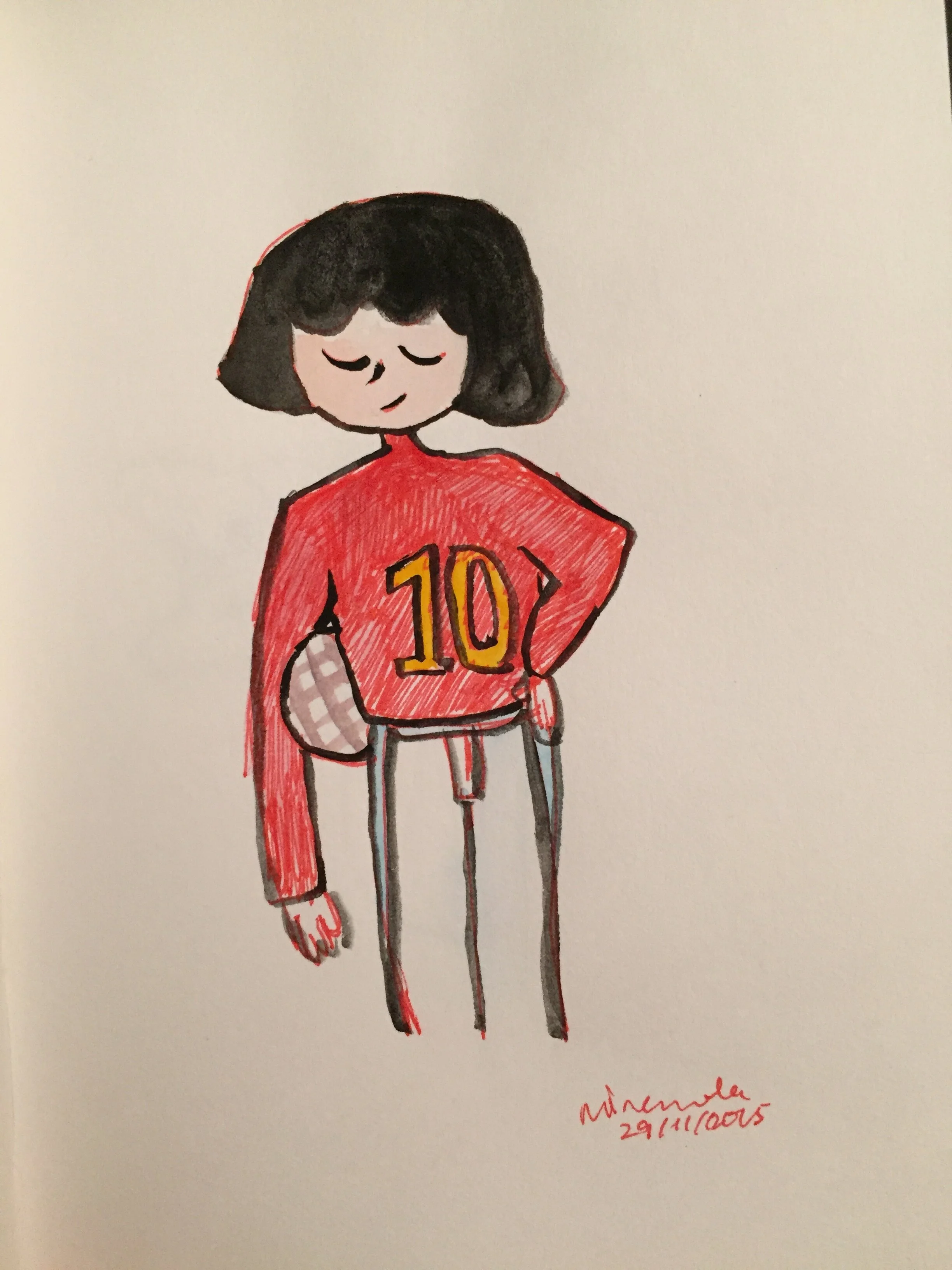 SELF PORTRAIT (PEN & INK)