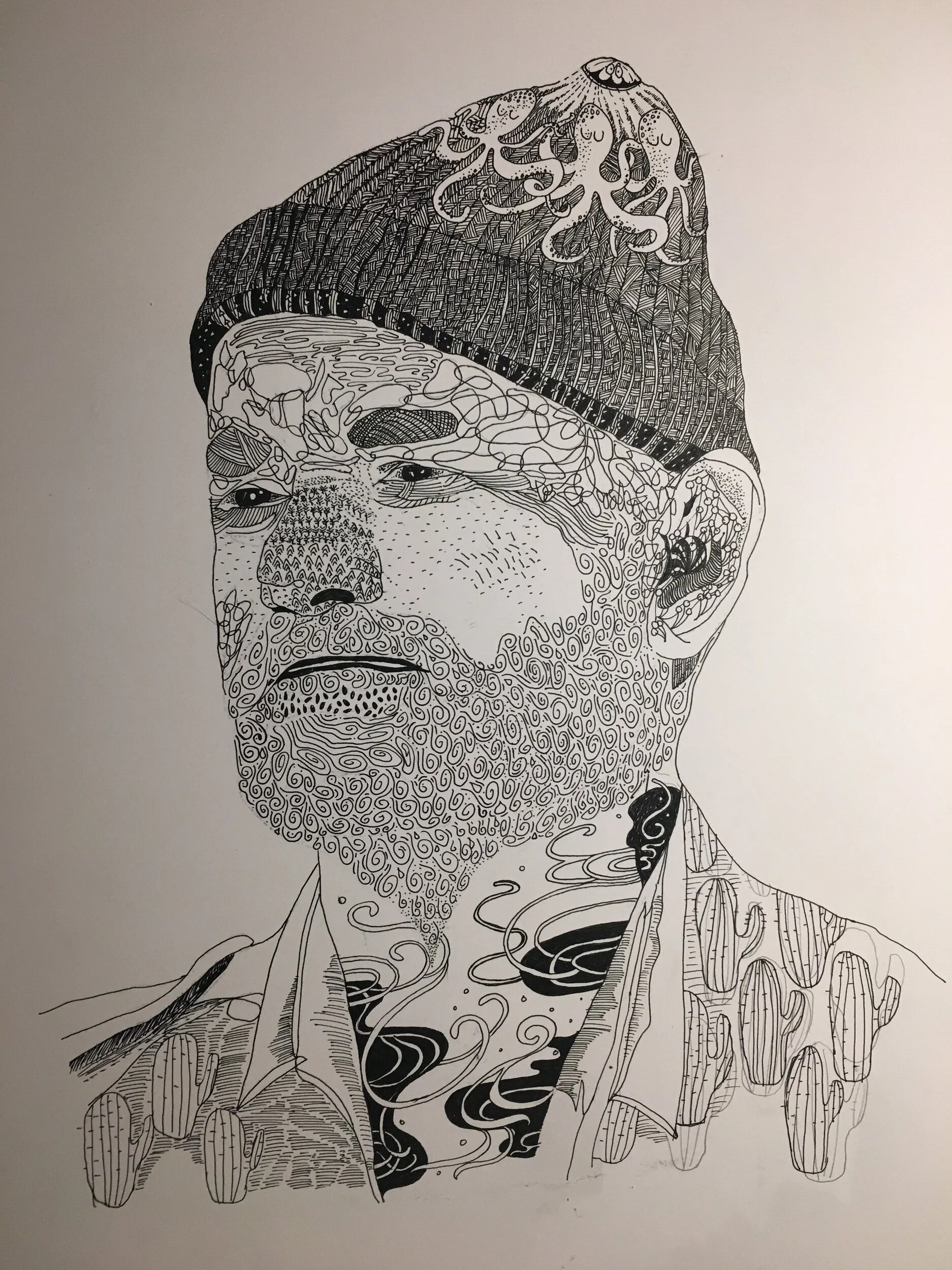 stippling (PEN & INK)