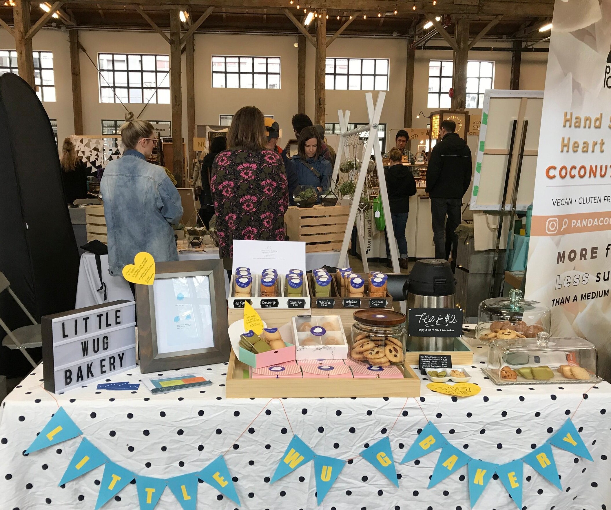 Booth at Fall for Local Market