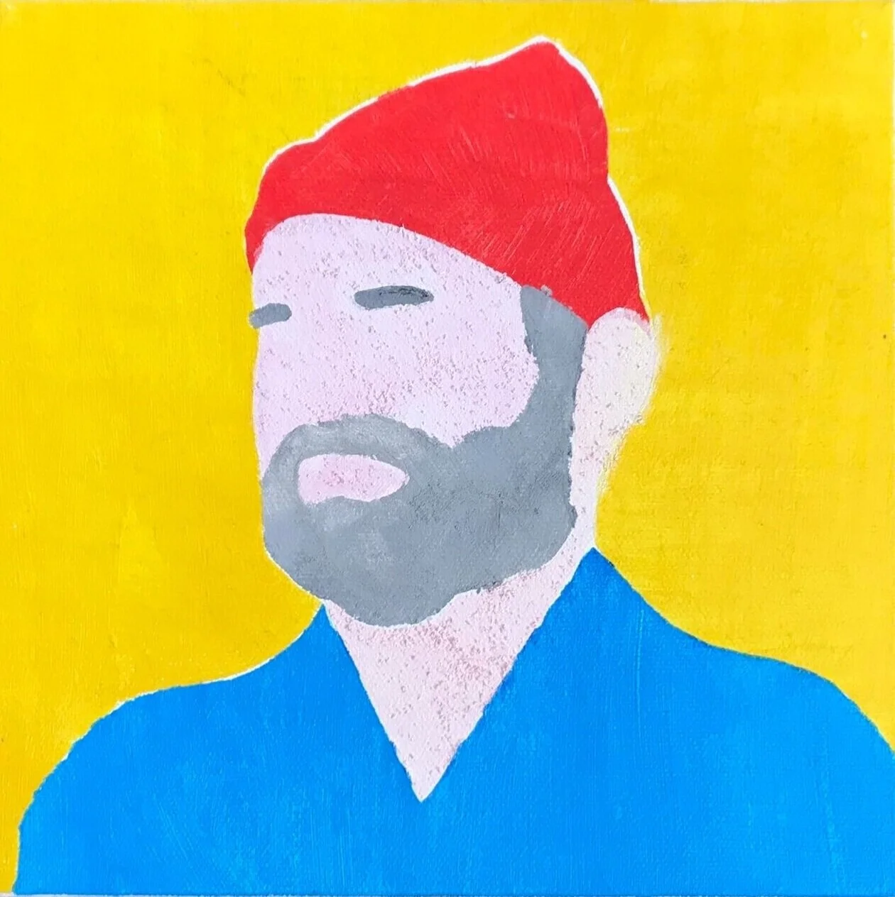 Bill Murray Silhouette (Textured Acrylic)