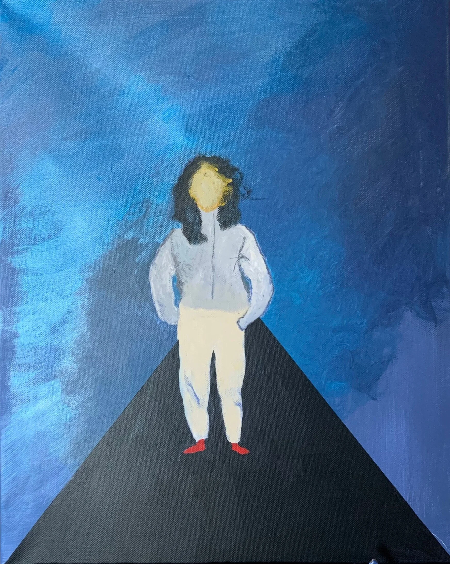 COVID Self-Portrait (Acrylic)
