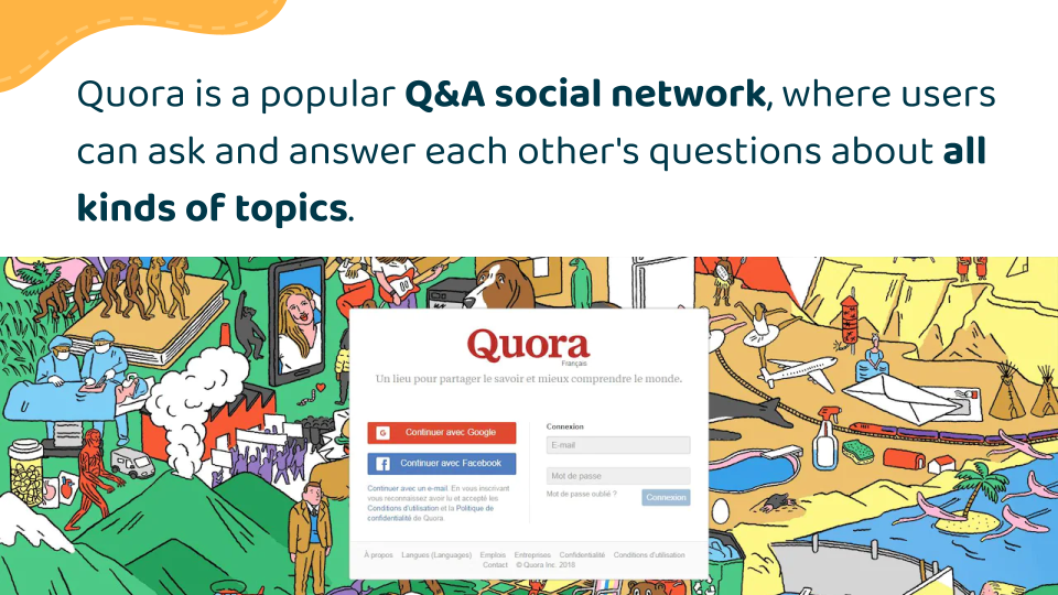 Quora website snapshot