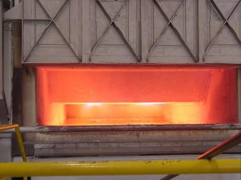 Foundry furnace using natural gas