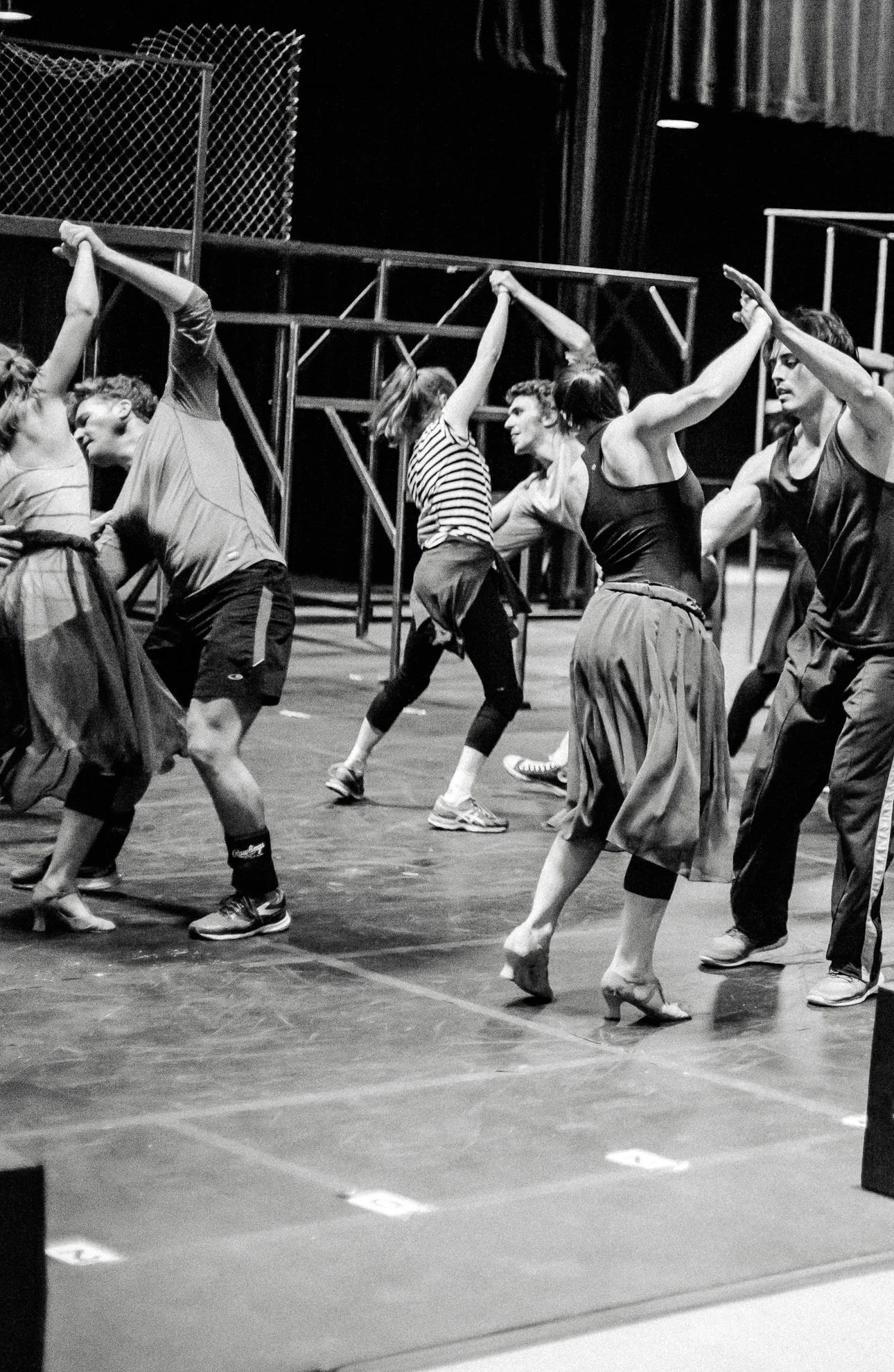 The cast of Studio Tenn's 'West Side Story' in rehearsal. Photo by MA2LA.