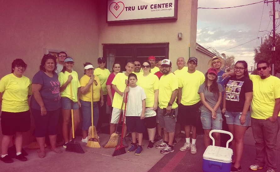 Loving and serving our community through some sweeping action!!