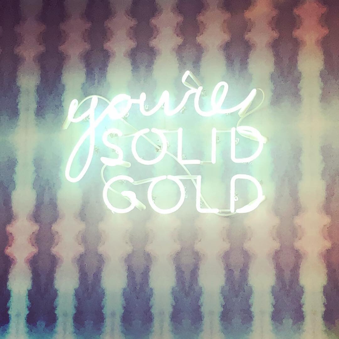 you&rsquo;re SOLID GOLD.  thanks for the reminder @livefashionable Come join us for some ros&eacute; and fashion! #able #gold
