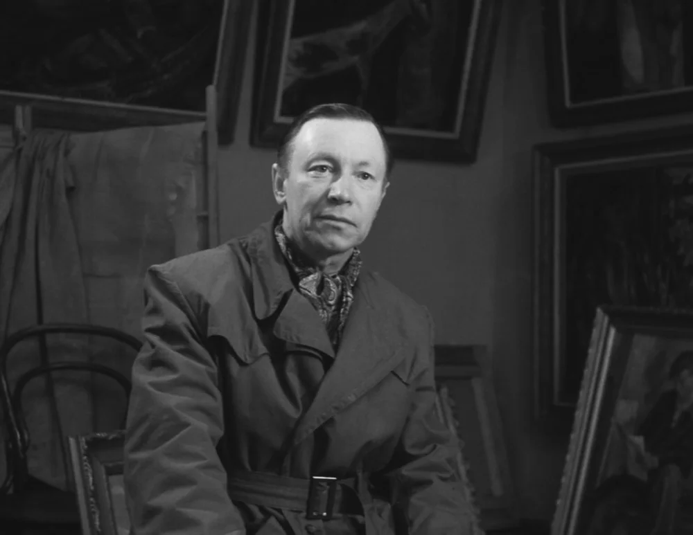 Painter Antanas Gudaitis, 1959