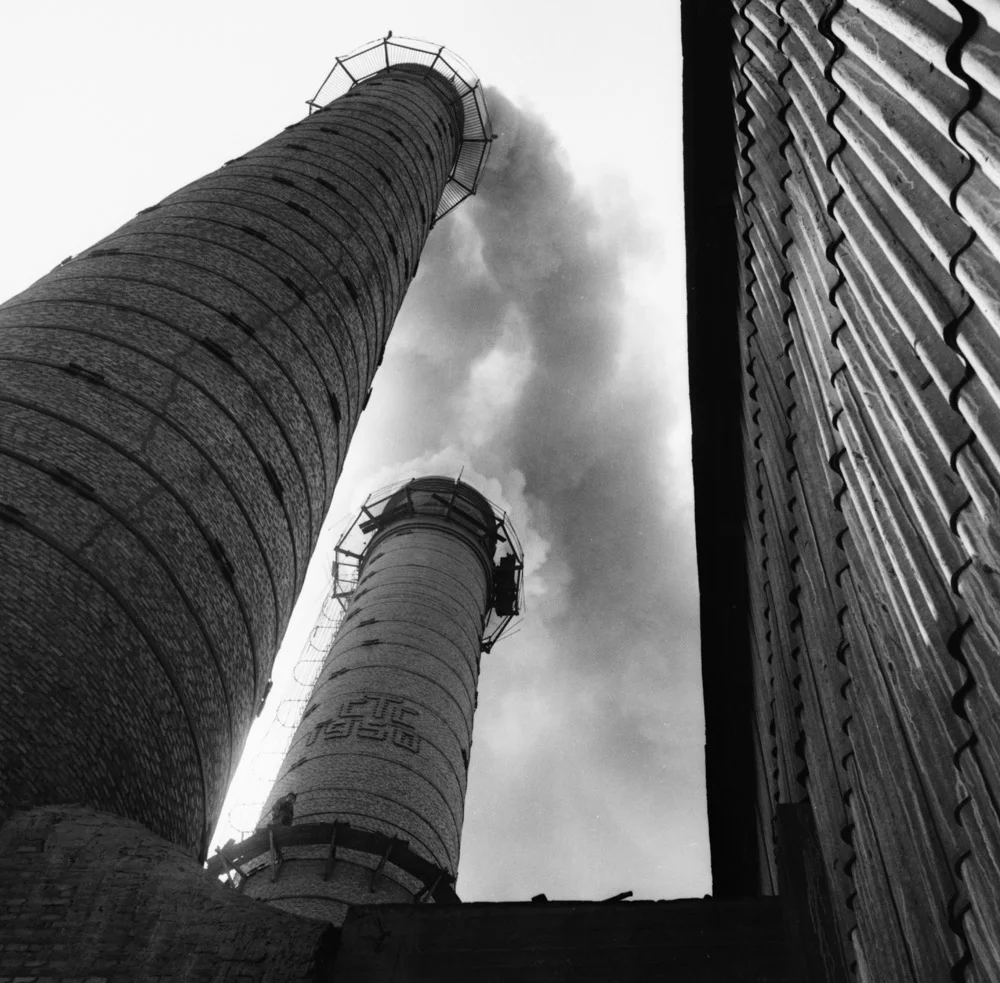 Chimneys of Naujoji Akmenė, 1958