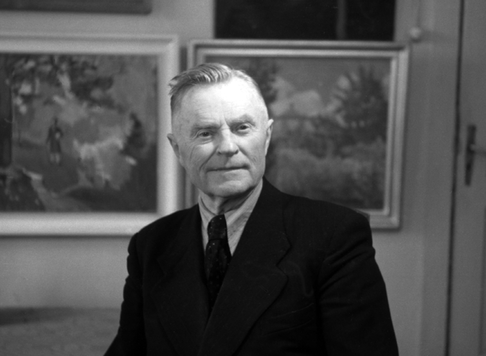 Painter Jonas Šileika, 1959