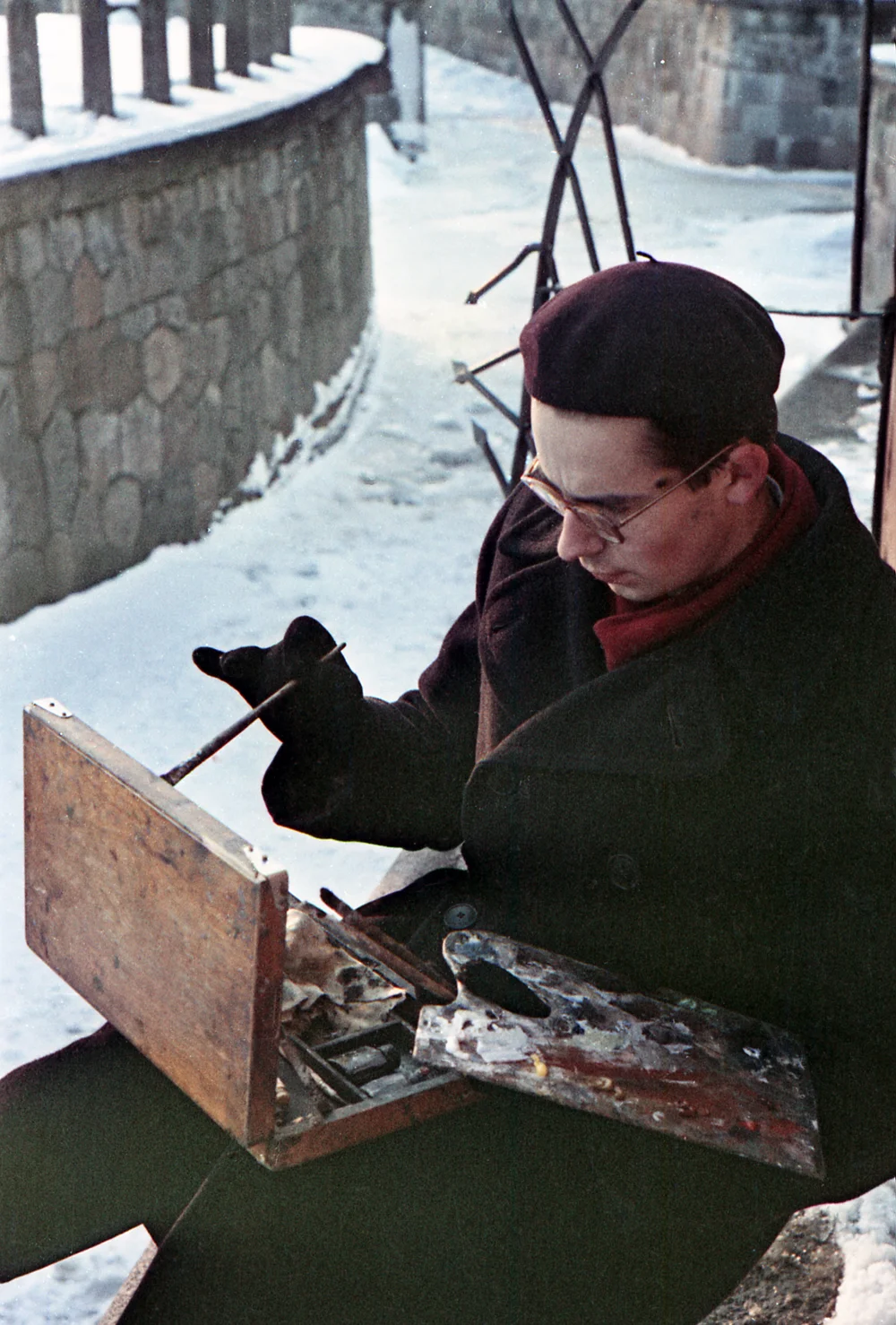 Artist Eugenijus Antanas Cukermanas, 1959