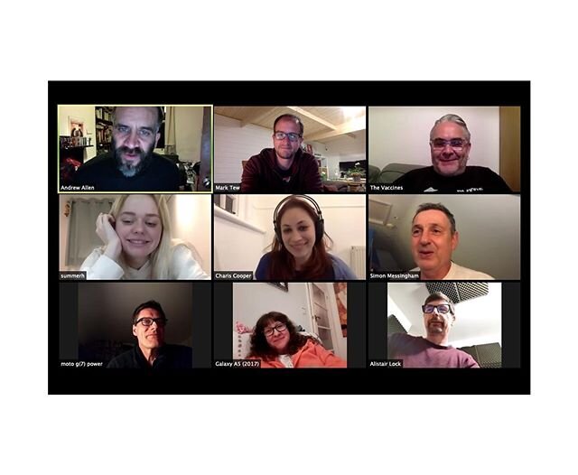 How do you make a movie when you physically can&rsquo;t make a movie? You call a Zoom meeting with the great people involved and give them their first look at edited footage.

An amazing reaction, considering some of the team hadn&rsquo;t even met. W