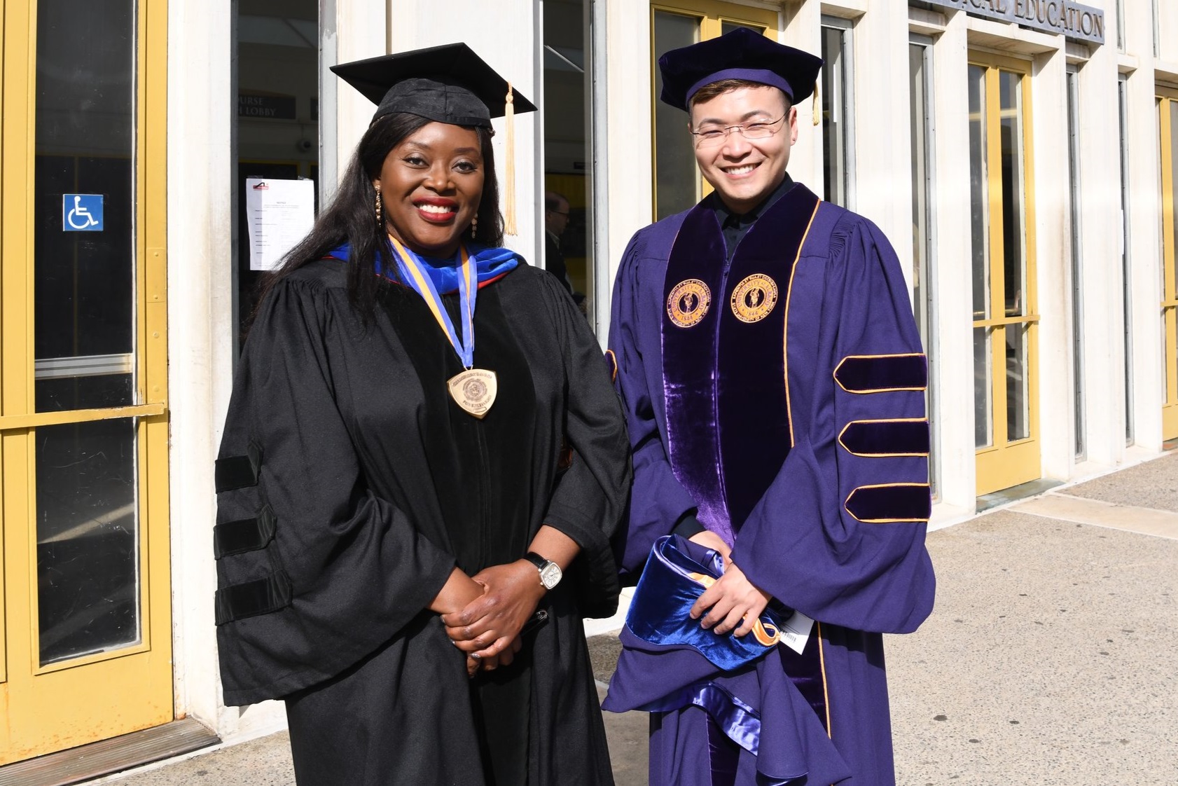Professor Musah and Dr. Tianyu He.