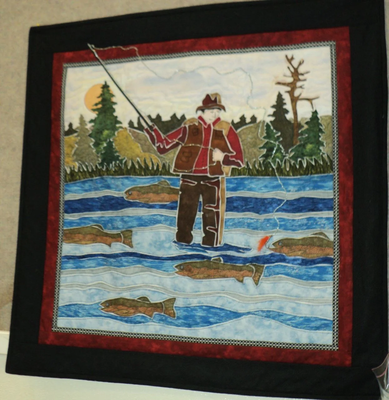 First Prize in the Guild Challenge to create a quilt that showed some aspect of life in the intermountain area