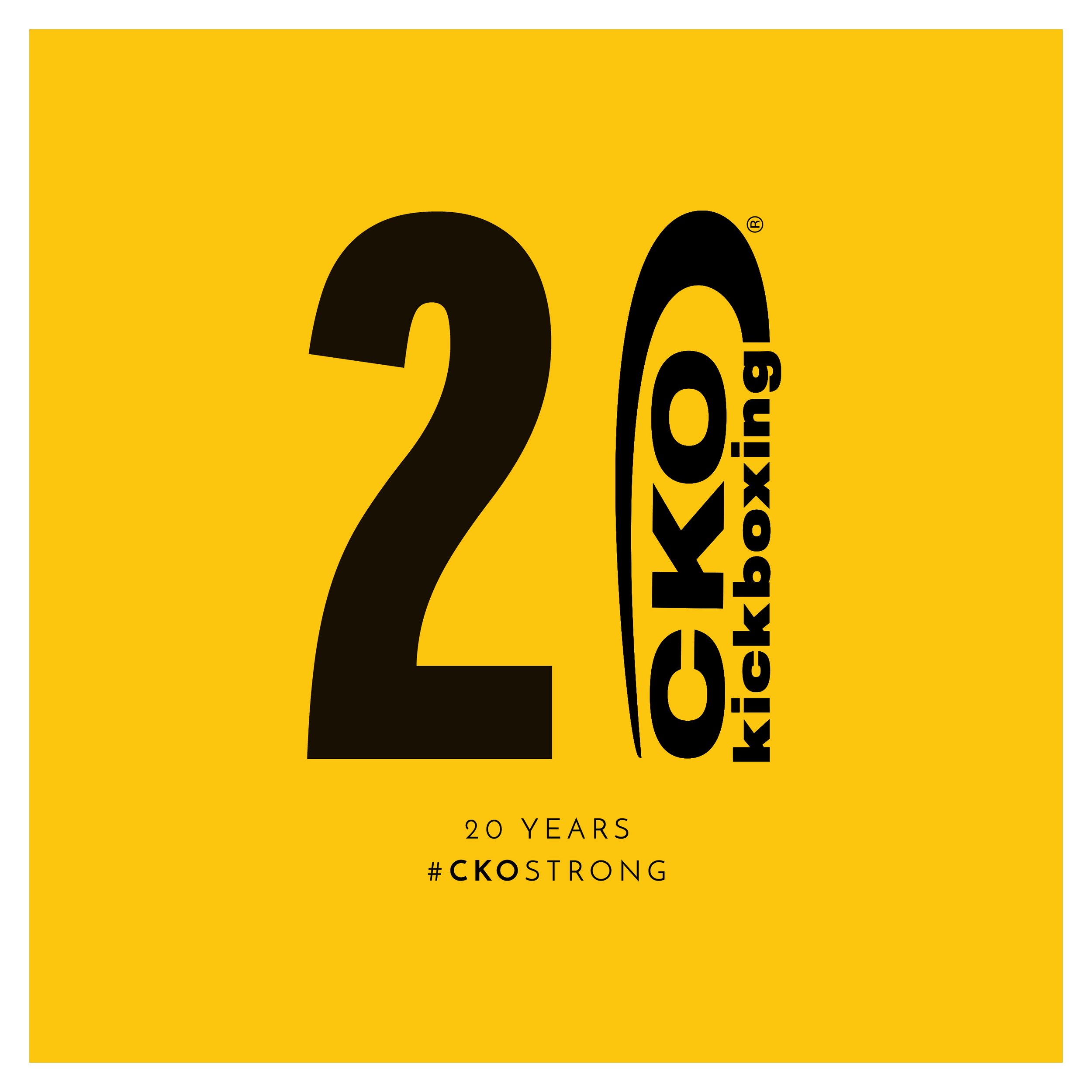 CKO Kickboxing / 20 Years Strong / Logo