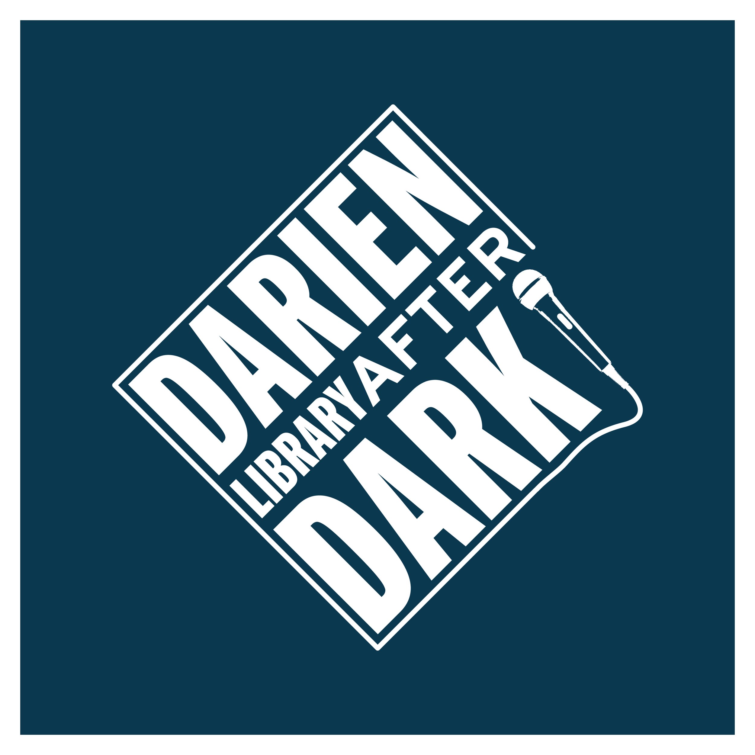 Darien Library / DL After Dark / Logo